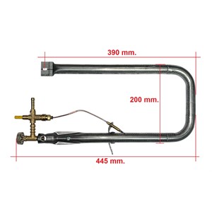 Franza Bruciatore Per Forno A Gas E Barbecue BBQ In Lamiera 310 - 6