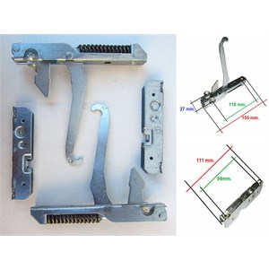 Kit cerniere forno a incasso per cucine e stufe C00139892 ARISTON