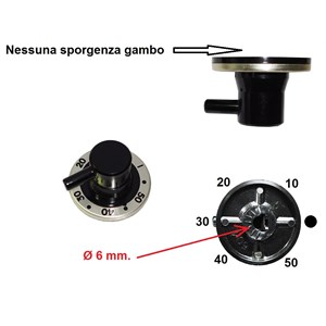 Manopole per cucine,forni e piani cottura M1909 LA GERMANIA