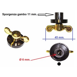 REX ELECTROLUX ZOPPAS manopola cucina piano cottura colore marrone - 1 pezzo- EUR 10,80 - IT