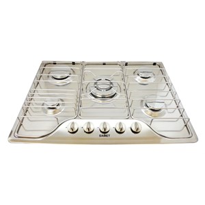 SAMET OCEAN - Piano cottura 5 fuochi in acciaio inox