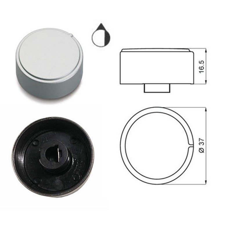 Manopole per cucine,forni e piani cottura C00142721 ARISTON-INDESIT