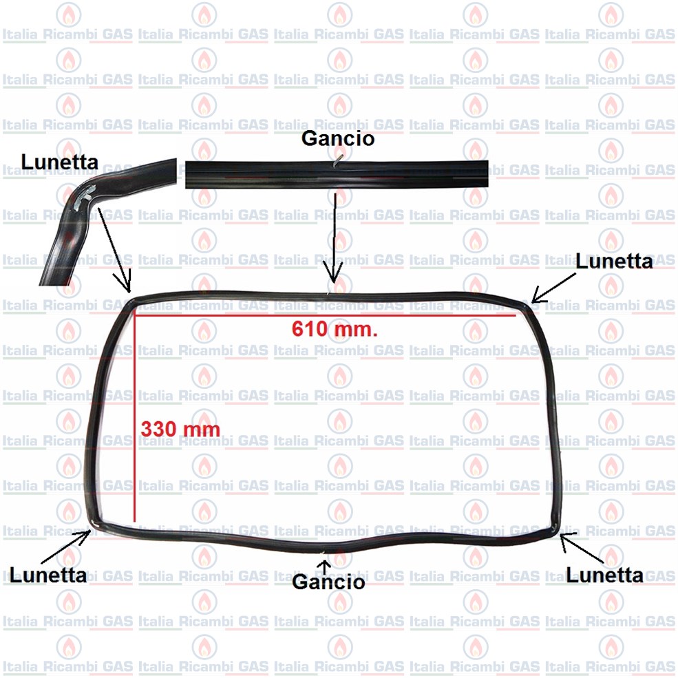 Guarnizioni forno A6876 ILVE