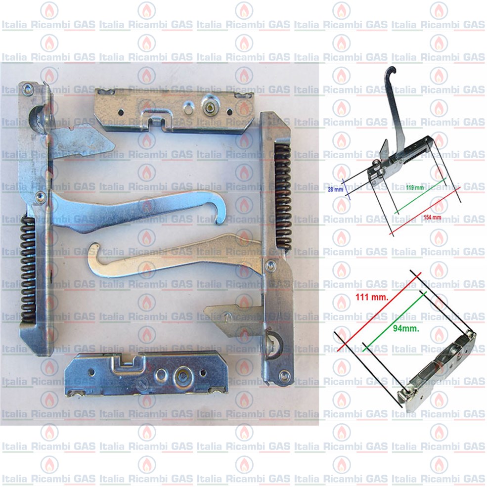 Maniglia Porta Forno Ariston Indesit C00091216 Di.Gi.T. Service - Foto 3