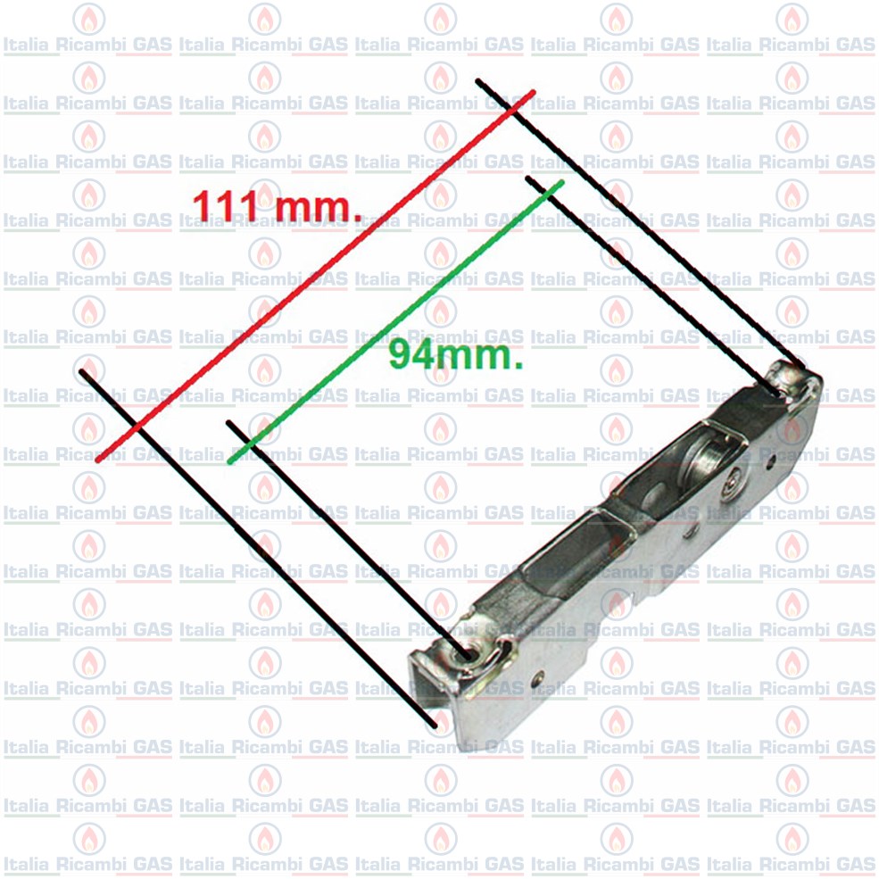 Marel Shop® - Kit 2 PZ Cerniere per Forno compatibile con Nardi Porta