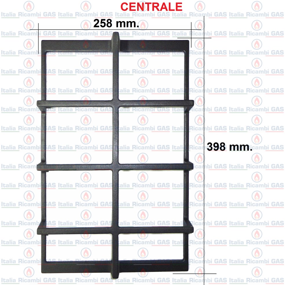 Griglia In Ghisa Per Ariston Hotpoint - 234x234 Mm Per Piano Cottura - Foto 3