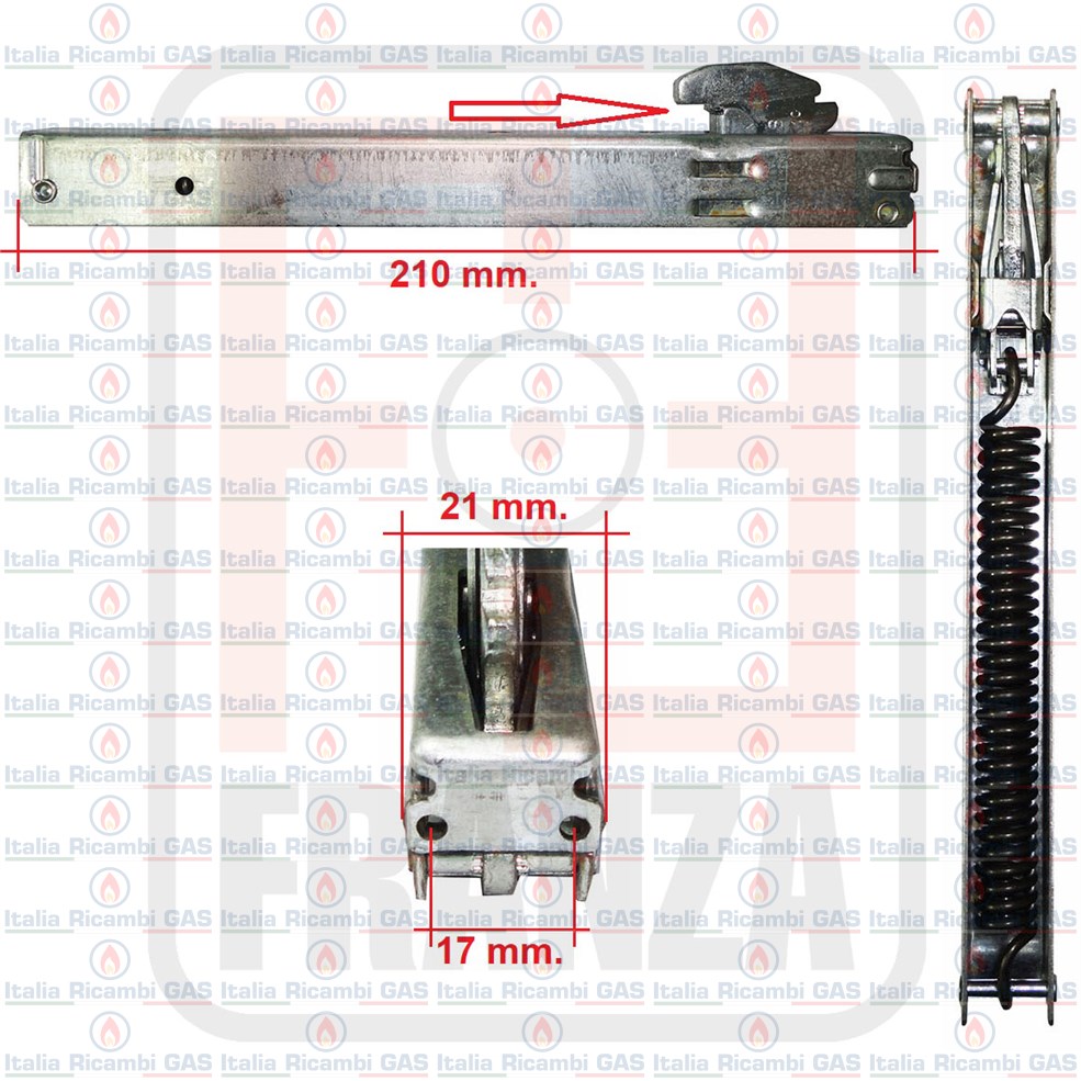 Set Cerniere Sportello Originale - Lavatrice - SIEMENS - 322820 - Foto 5