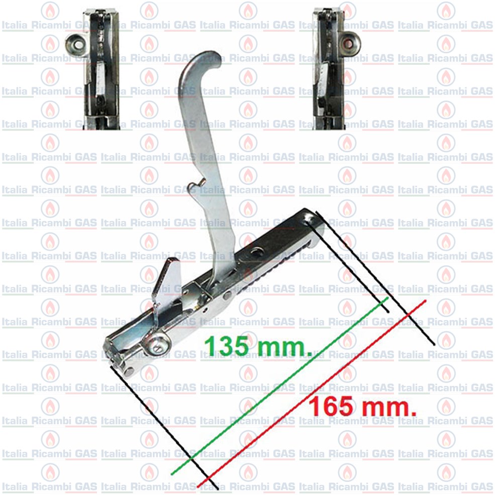 Kit cerniere forno a incasso per cucine e stufe 931330249 SMEG