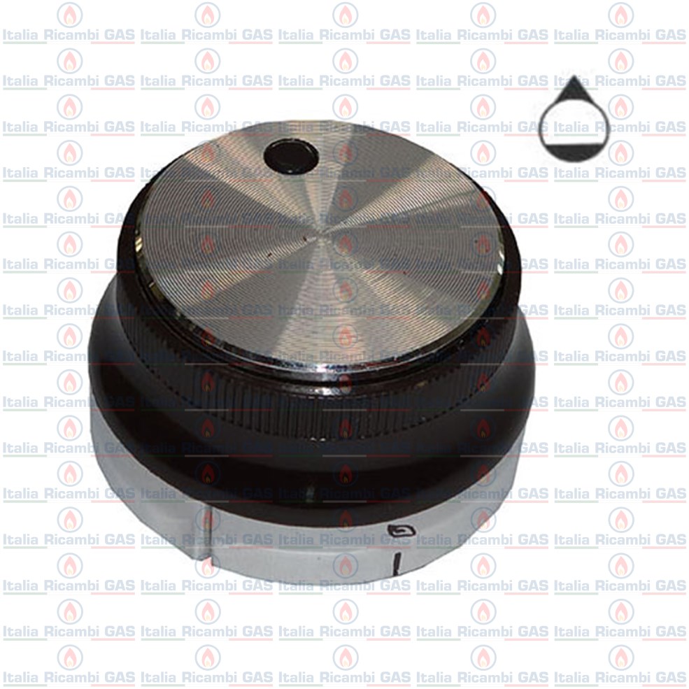 COMPATIBILE ARISTON HOTPOINT INDESIT WHIRLPOOL 1 Manopola Nera Per