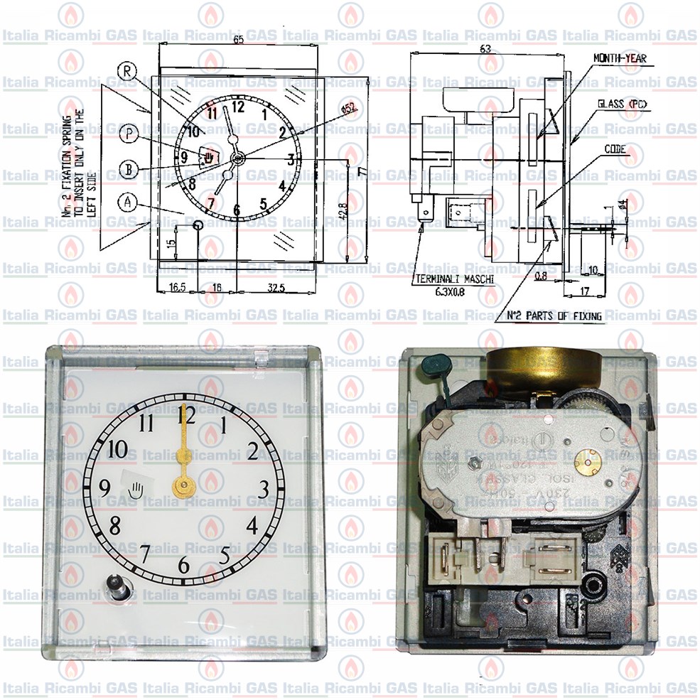 Contaminuti temporizzatori timer TMA11 ELECTROLUX-REX