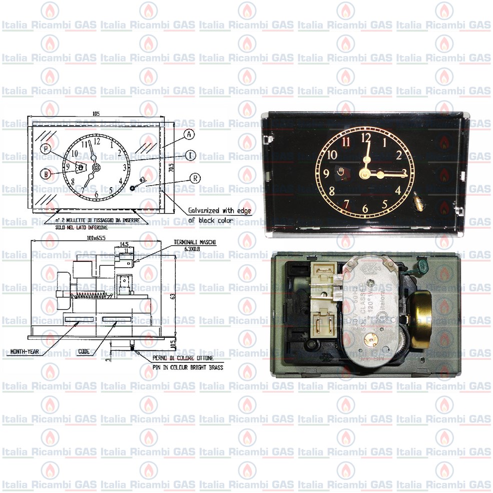 Contaminuti temporizzatori timer TMA09 ELECTROLUX-REX